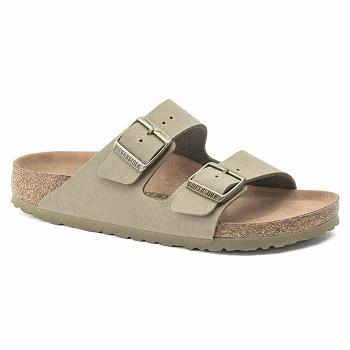 Pánské Arizona Birkenstock Vegan Birkibuc Hnědožlutý | CZ 264OKI